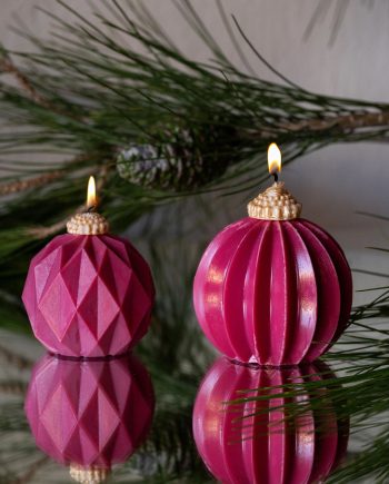 Σετ χειροποίητων αρωματικών κεριών " SHINY "