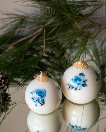 Χειροποίητο αρωματικό κερί σόγιας "SHINY BALL "