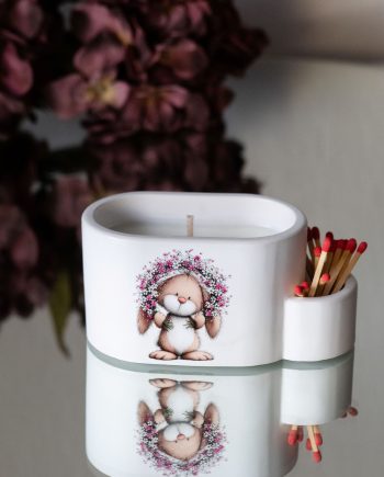 Χειροποίητο  βαζάκι με φυτικό κερί σόγιας